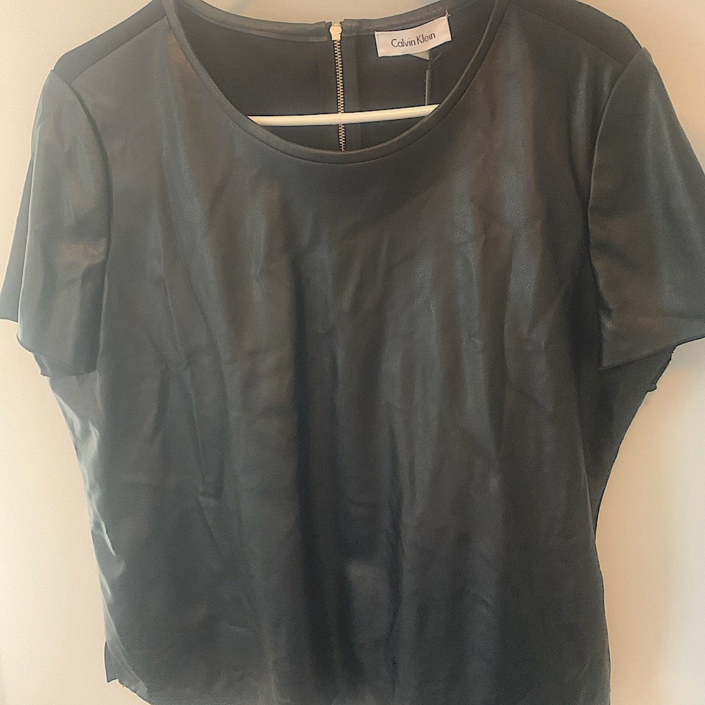 Calvin Klein Leather shirt